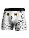 Snowy Owl Cute Animal Face Boxer Brief Single Side All Over Print-TooLoud-White-Small-Davson Sales