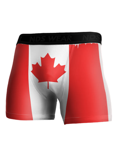 Canadian Flag All Over Boxer Brief Single Side All Over Print-TooLoud-White-Small-Davson Sales