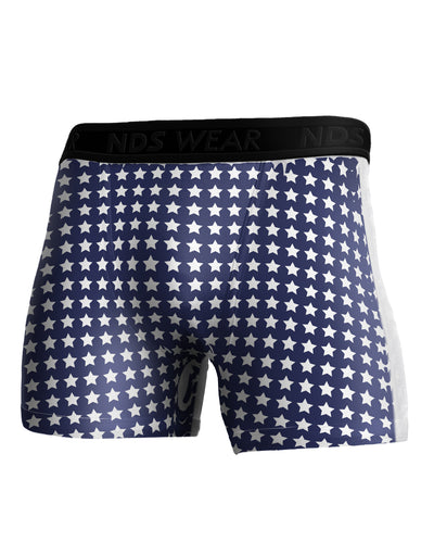 Americana Stars Pattern Boxer Brief Single Side All Over Print-TooLoud-White-Small-Davson Sales