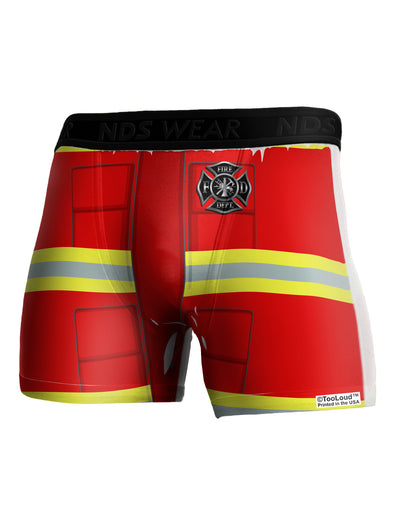 Firefighter Red AOP Boxer Brief Single Side All Over Print-TooLoud-White-Small-Davson Sales