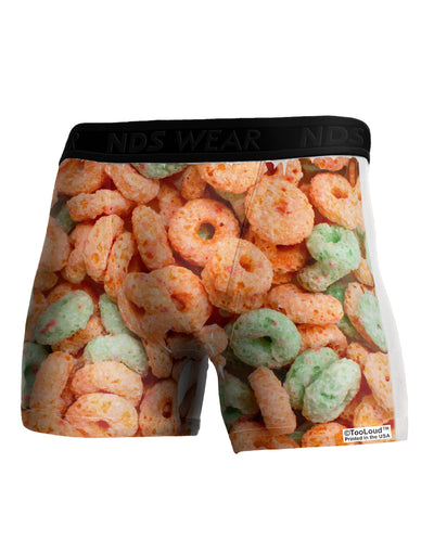 Orange and Green Cereal All Over Boxer Brief Single Side All Over Print-TooLoud-White-Small-Davson Sales