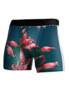 Bright Pink Painted Flamingos Boxer Brief Single Side All Over Print-TooLoud-White-Small-Davson Sales