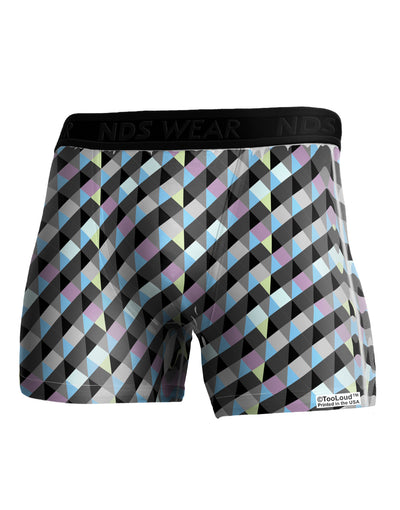 Plaid Pattern AOP Boxer Brief Dual Sided All Over Print-TooLoud-White-Small-Davson Sales