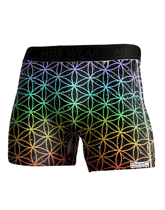 Chakra Colors Flower of Life Boxer Brief Dual Sided All Over Print-TooLoud-White-Small-Davson Sales