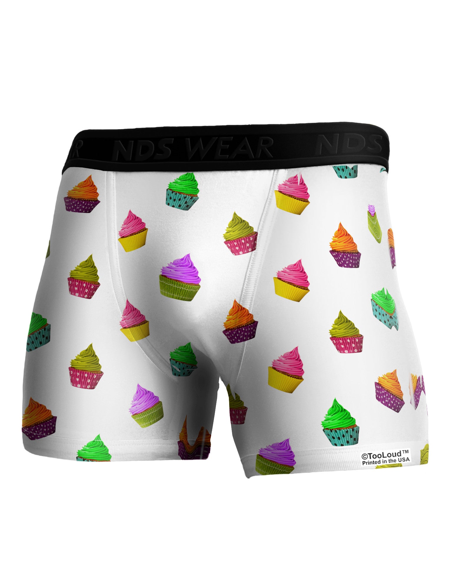 Real Cupcakes AOP Boxer Brief Dual Sided All Over Print-TooLoud-White-Small-Davson Sales