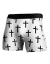 Christian Crosses Boxer Brief Dual Sided All Over Print-TooLoud-White-Small-Davson Sales