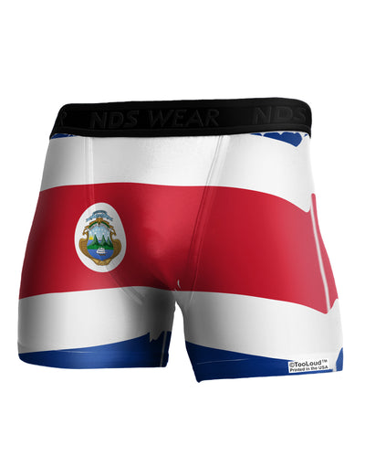 Costa Rica Flag AOP Boxer Brief Dual Sided All Over Print-TooLoud-White-Small-Davson Sales