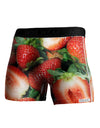 Strawberries All Over Boxer Brief Dual Sided All Over Print-TooLoud-White-Small-Davson Sales