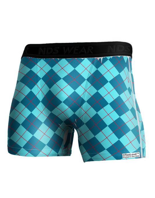 Blue Argyle AOP Boxer Brief Dual Sided All Over Print by TooLoud-TooLoud-White-Small-Davson Sales