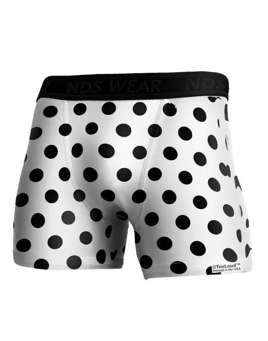 Black Polka Dots on White Boxer Brief Dual Sided All Over Print by TooLoud-TooLoud-White-Small-Davson Sales