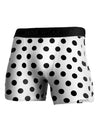 Black Polka Dots on White Boxer Brief Dual Sided All Over Print by TooLoud-TooLoud-White-Small-Davson Sales