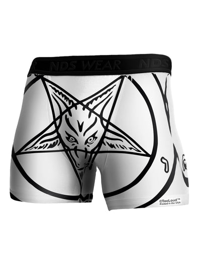 Official Sigil of Baphomet Boxer Brief Dual Sided All Over Print-TooLoud-White-Small-Davson Sales