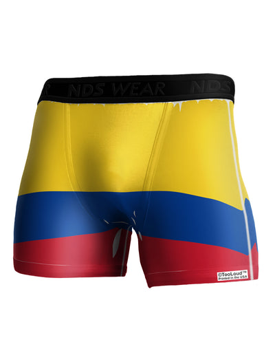 Colombia Flag AOP Boxer Brief Dual Sided All Over Print-TooLoud-White-Small-Davson Sales