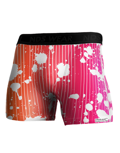 Splatter AOP - Orange Pink Boxer Brief Dual Sided All Over Print-TooLoud-White-Small-Davson Sales