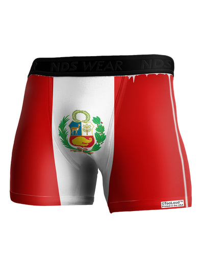 Peru Flag AOP Boxer Brief Dual Sided All Over Print-TooLoud-White-Small-Davson Sales