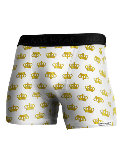 Gold Crowns AOP Boxer Brief Dual Sided All Over Print by TooLoud-TooLoud-White-Small-Davson Sales