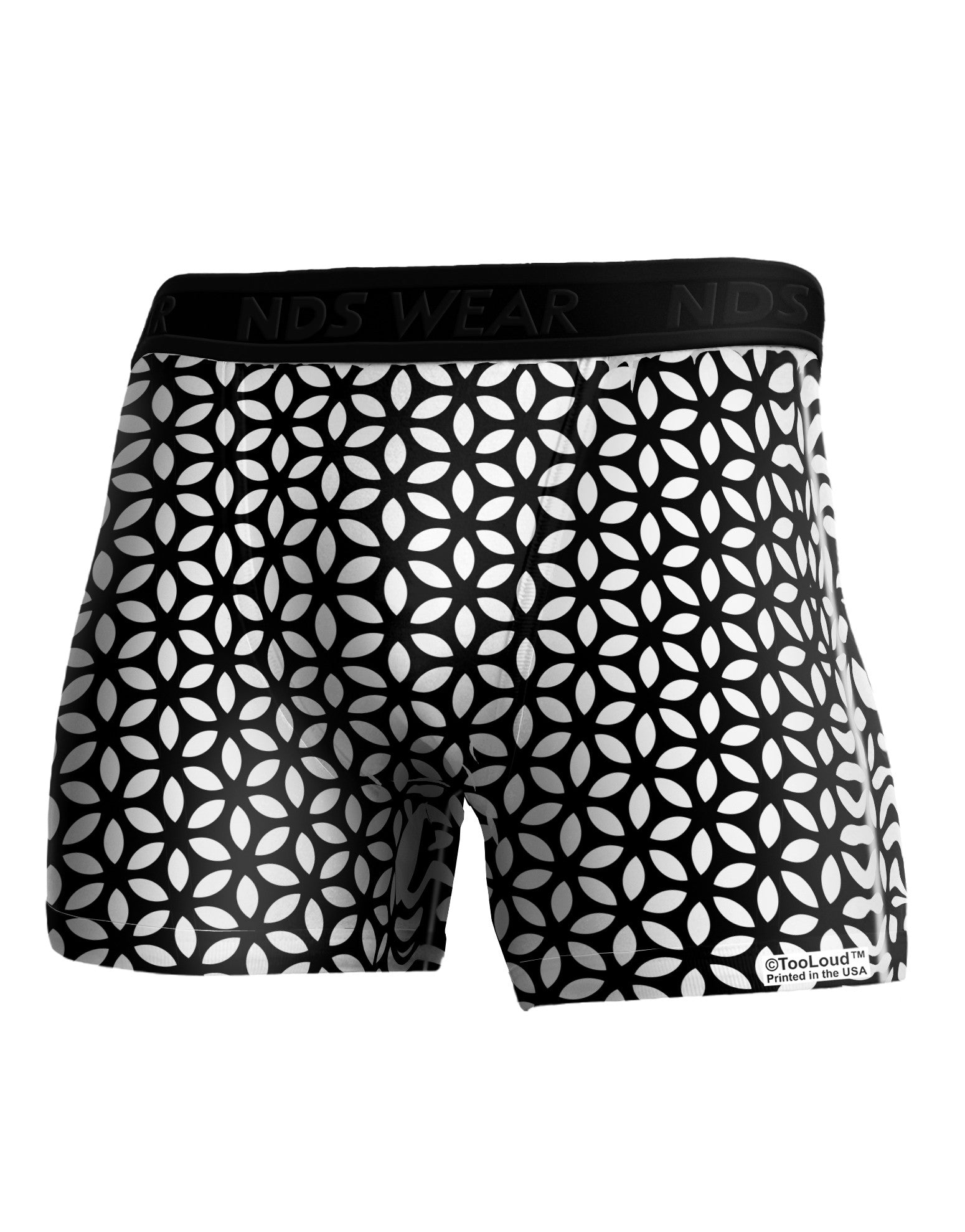 Tetra Circle Tesseract Boxer Brief Dual Sided All Over Print-TooLoud-White-Small-Davson Sales
