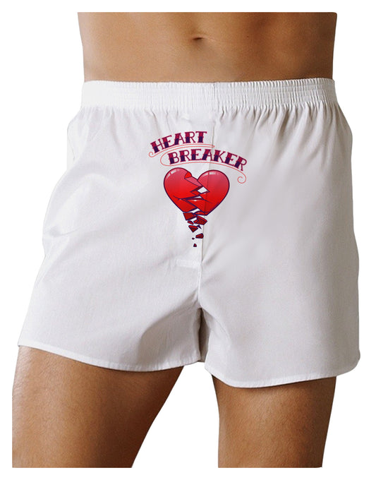 Heart Breaker Cute Front Print Boxer Shorts by-Boxer Shorts-TooLoud-White-Small-Davson Sales