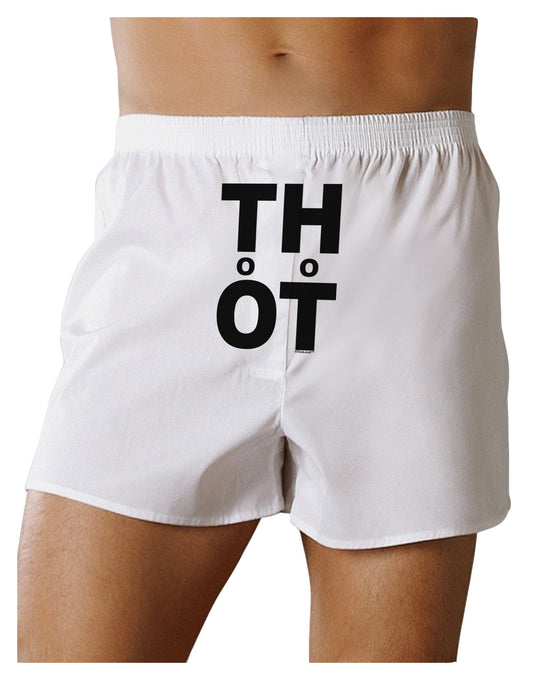 THOT Too Hot Front Print Boxer Shorts-Boxer Shorts-TooLoud-White-Small-Davson Sales