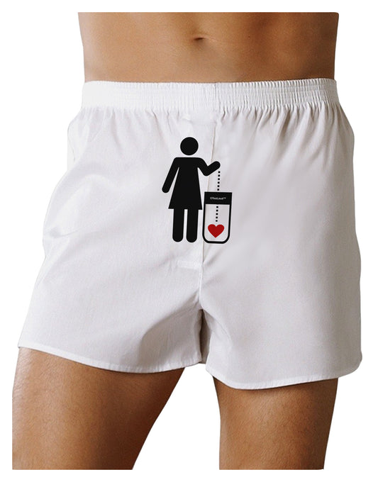 Single and Happy - Single Woman Front Print Boxer Shorts by TooLoud-Boxer Shorts-TooLoud-White-Small-Davson Sales