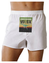 Ornithomimus Velox - With Name Front Print Boxer Shorts by TooLoud-Boxer Shorts-TooLoud-White-Small-Davson Sales