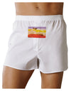 Planet Mars Watercolor Front Print Boxer Shorts-Boxer Shorts-TooLoud-White-Small-Davson Sales