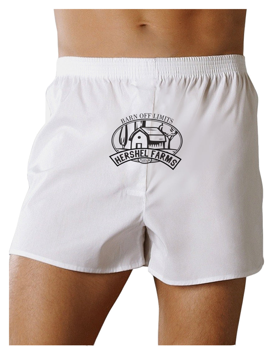 Hershel Farms Front Print Boxers Shorts by TooLoud-TooLoud-White-Small-Davson Sales