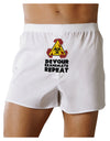 Devour Reanimate Repeat Front Print Boxers Shorts by TooLoud-Boxer Shorts-TooLoud-White-Small-Davson Sales