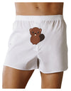 Cute Beaver Front Print Boxer Shorts-Boxer Shorts-TooLoud-White-Small-Davson Sales