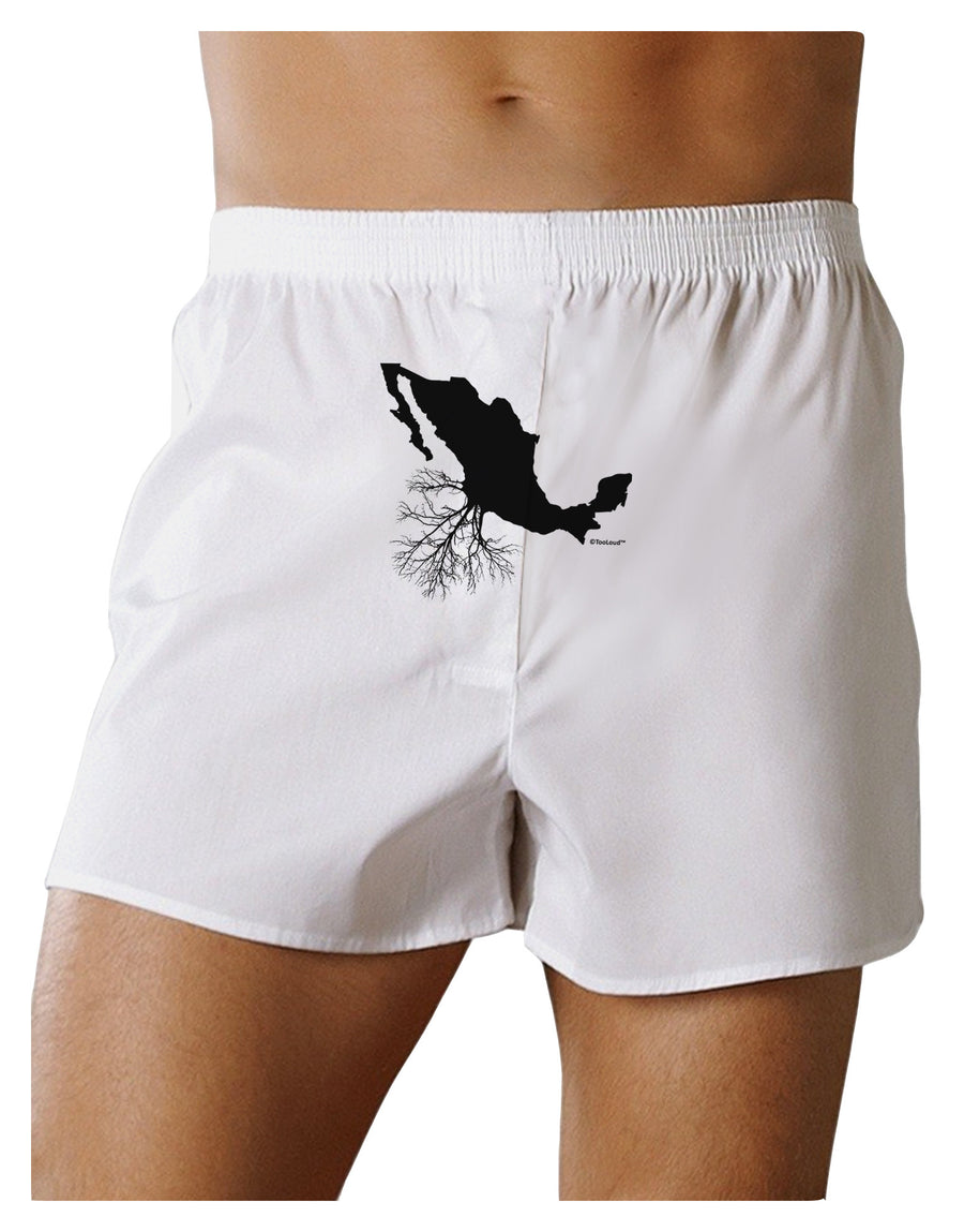 Mexican Roots Design Front Print Boxer Shorts by TooLoud-Boxer Shorts-TooLoud-White-Small-Davson Sales