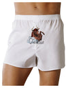 Taurus Color Illustration Front Print Boxer Shorts-Boxer Shorts-TooLoud-White-Small-Davson Sales