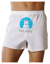 Matching Polar Bear Family - Papa Bear Front Print Boxer Shorts by TooLoud-Boxer Shorts-TooLoud-White-Small-Davson Sales