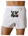 You Had Me at Hola - Mexican Flag Colors Front Print Boxer Shorts by TooLoud-Boxer Shorts-TooLoud-White-Small-Davson Sales