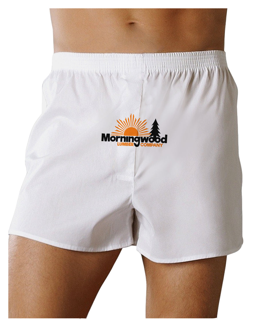 Morningwood Company Funny Front Print Boxers Shorts by TooLoud-TooLoud-White-Small-Davson Sales