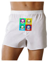 Clown Face Pop Art 2 Front Print Boxer Shorts-Boxer Shorts-TooLoud-White-Small-Davson Sales