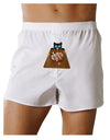 Anime Cat Loves Sushi Front Print Boxers Shorts by TooLoud-Boxer Shorts-TooLoud-White-Small-Davson Sales