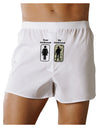 TooLoud Your Girlfriend My Girlfriend Military Front Print Boxer Shorts-Boxer Shorts-TooLoud-White-Small-Davson Sales