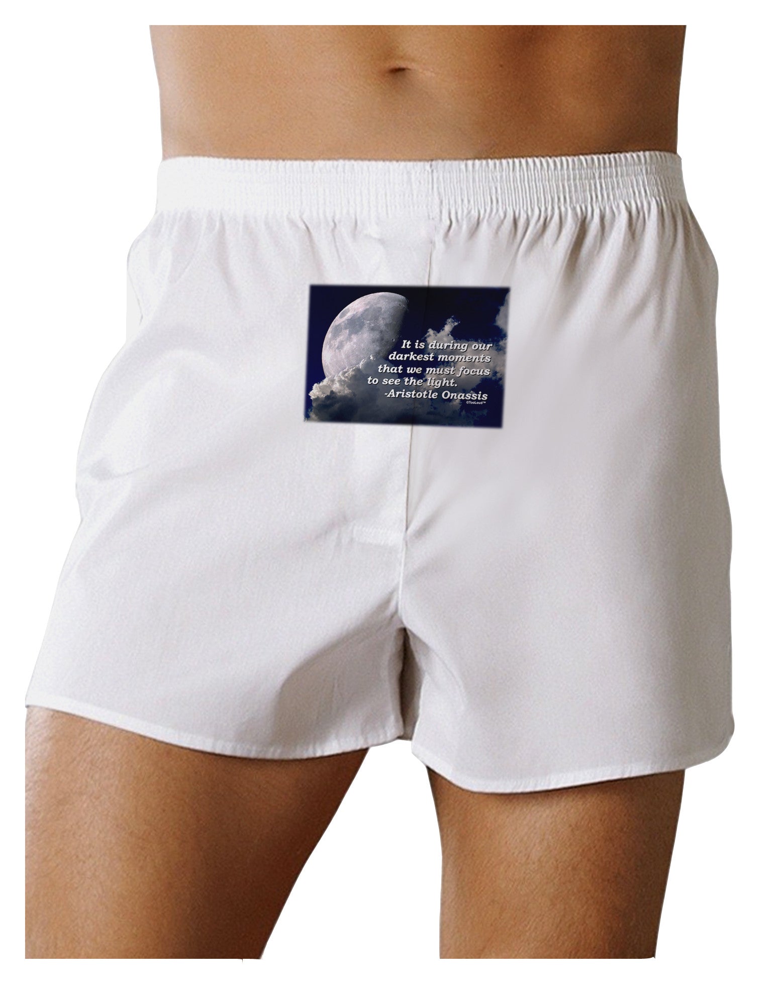 Our Darkest Moments Front Print Boxer Shorts-Boxer Shorts-TooLoud-White-Small-Davson Sales