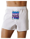 Friday - 2nd Favorite F Word Front Print Boxer Shorts