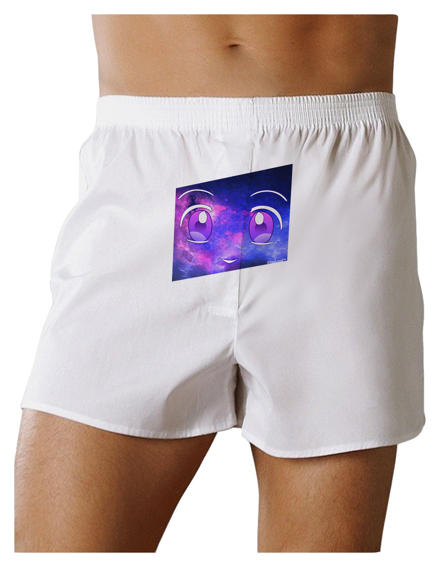 Cute Cosmic Eyes Front Print Boxer Shorts-Boxer Shorts-TooLoud-White-Small-Davson Sales