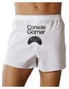 Console Gamer Front Print Boxer Shorts-Boxer Shorts-TooLoud-White-Small-Davson Sales