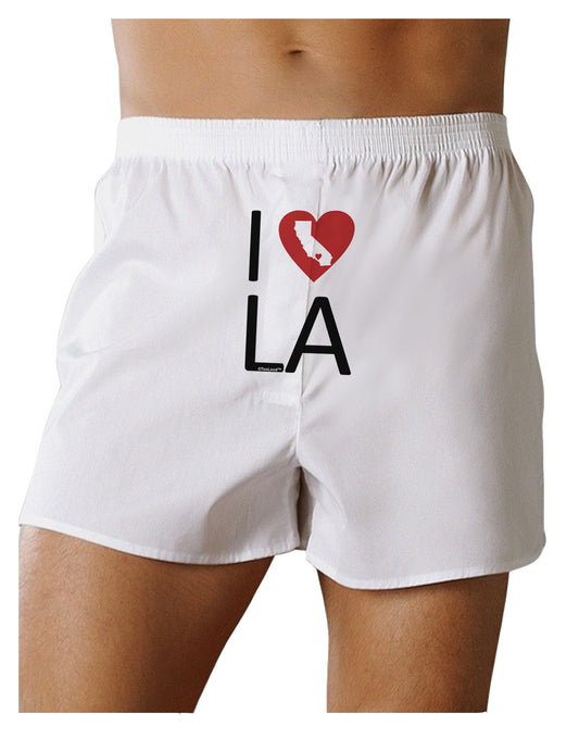 I Heart Los Angeles Front Print Boxer Shorts-Boxer Shorts-TooLoud-White-Small-Davson Sales