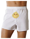 Cute Little Chick - Yellow Front Print Boxers Shorts by TooLoud-Boxer Shorts-TooLoud-White-Small-Davson Sales