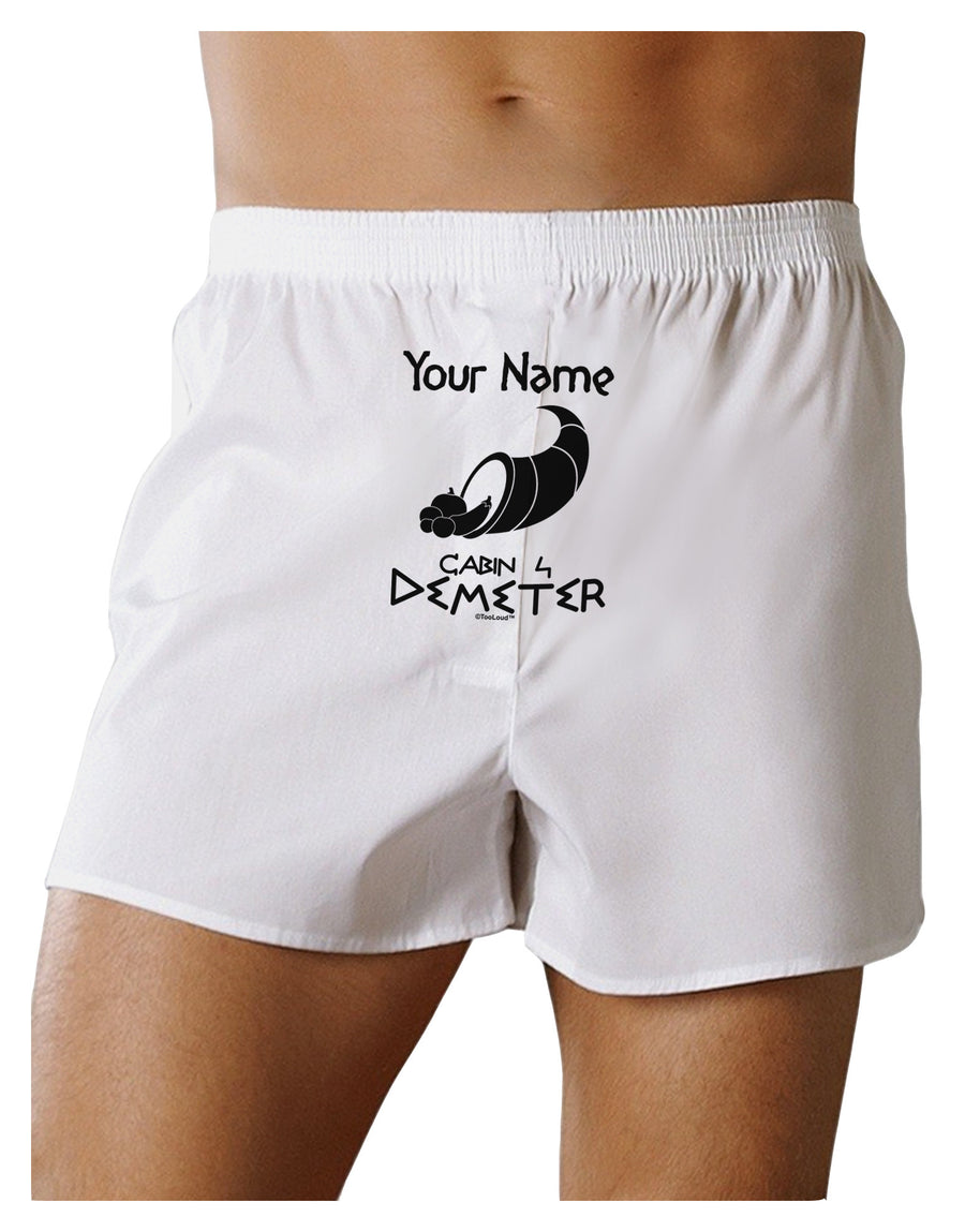 Personalized Cabin 4 Demeter Front Print Boxer Shorts-Boxer Shorts-TooLoud-White-Small-Davson Sales