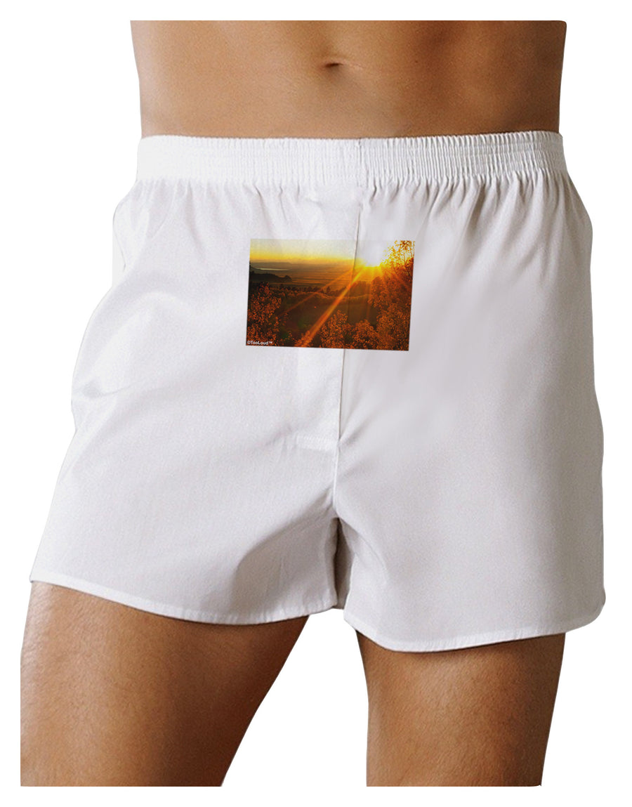 Colorado Sunset Front Print Boxer Shorts-Boxer Shorts-TooLoud-White-Small-Davson Sales