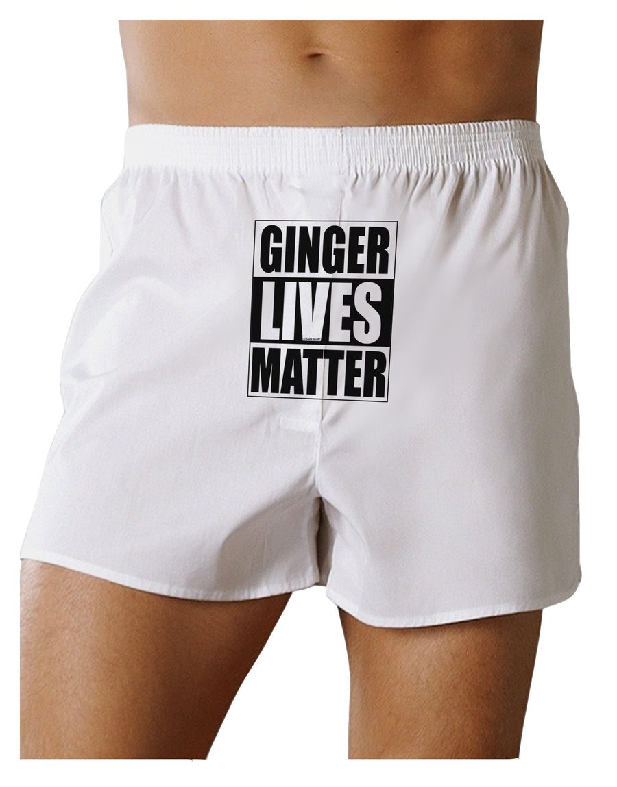 Ginger Lives Matter Front Print Boxers Shorts by TooLoud-TooLoud-White-Small-Davson Sales