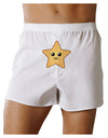 Cute Starfish Front Print Boxers Shorts by TooLoud-Boxer Shorts-TooLoud-White-Small-Davson Sales