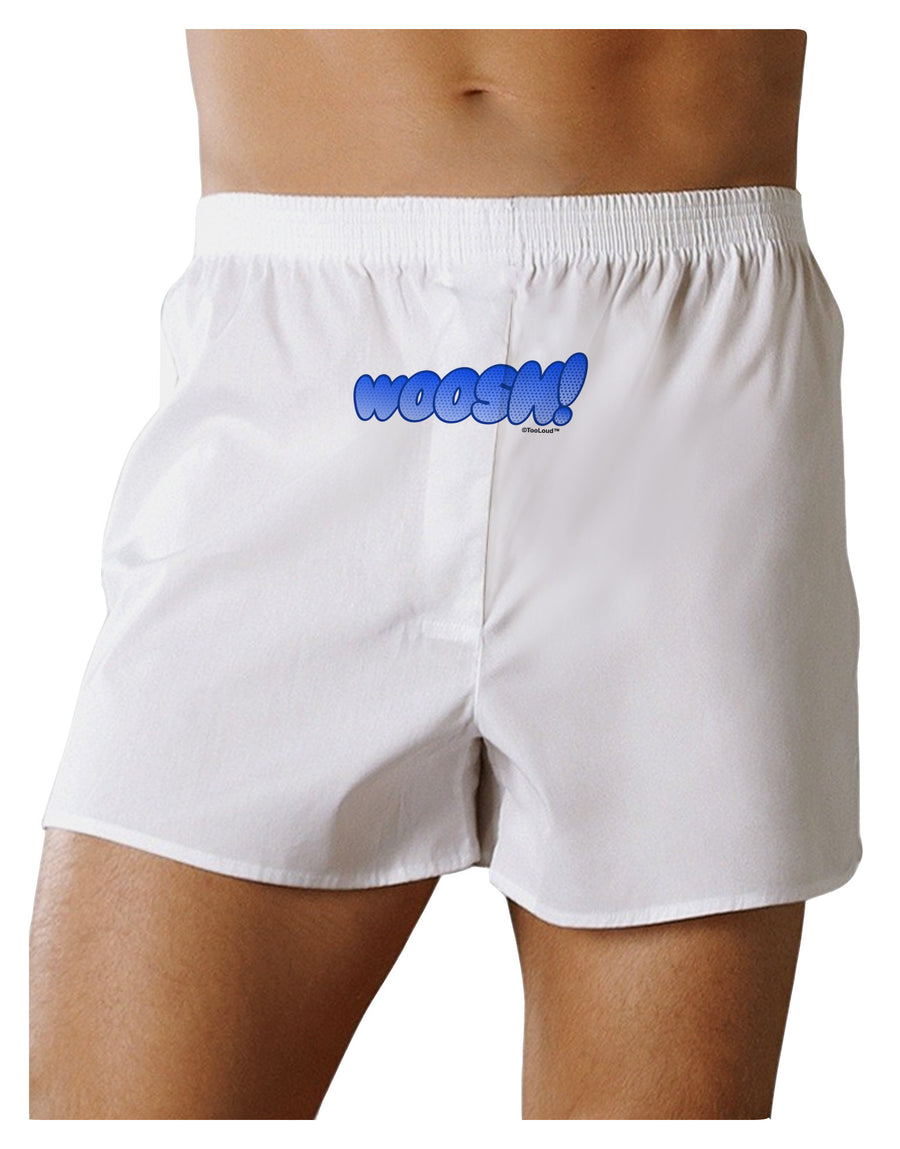 Onomatopoeia WOOSH Front Print Boxer Shorts-Boxer Shorts-TooLoud-White-Small-Davson Sales