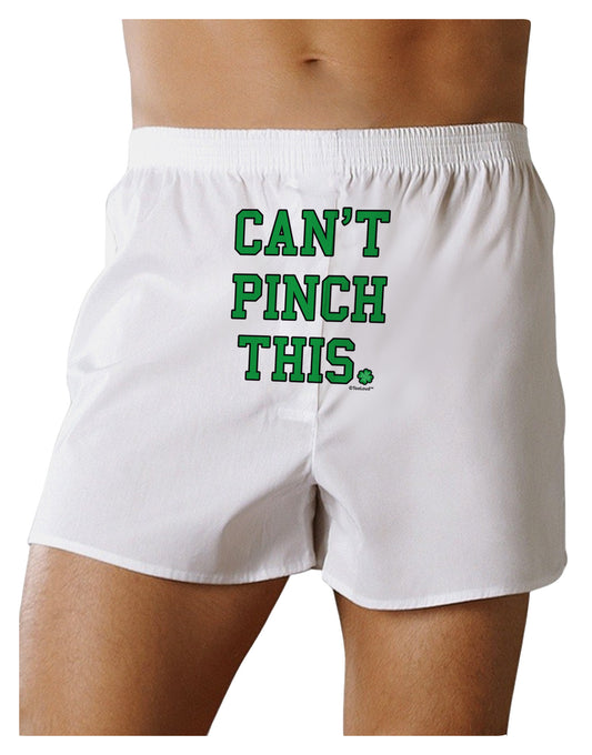 Can't Pinch This - St. Patrick's Day Front Print Boxer Shorts by TooLoud-Boxer Shorts-TooLoud-White-Small-Davson Sales