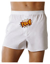 Onomatopoeia POW Front Print Boxer Shorts-Boxer Shorts-TooLoud-White-Small-Davson Sales